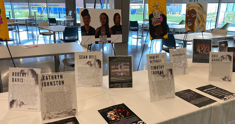 Image of the Black Lives Matter memorial